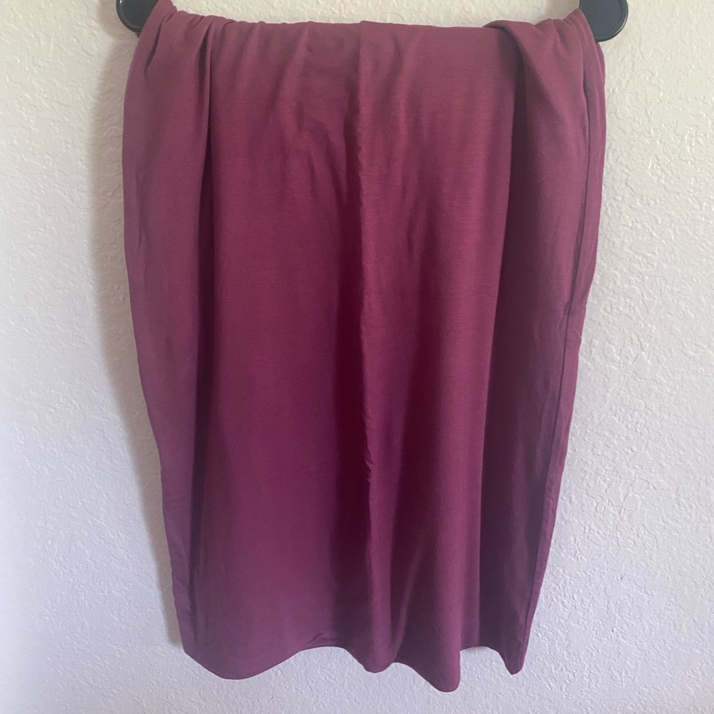 Warm Rose Pencil Skirt